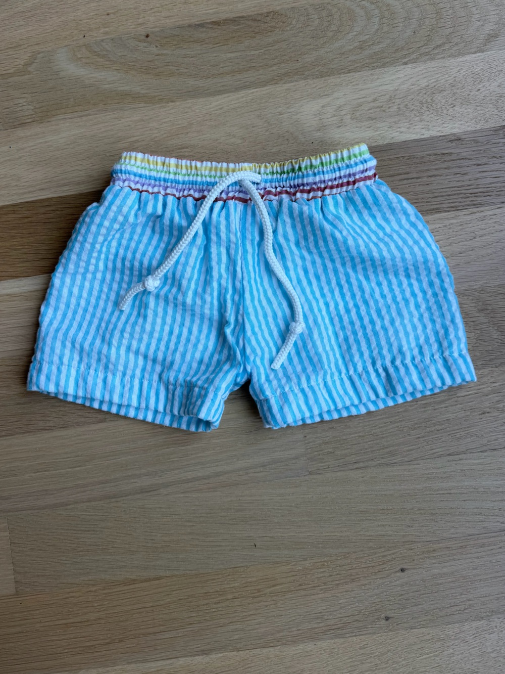 Sugar Dumplin seersucker bathing suit